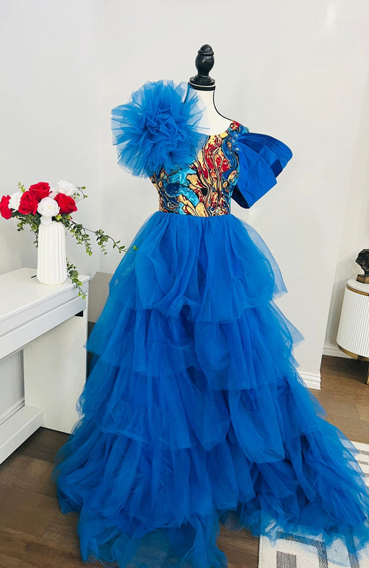 Blue Royal Ball Dress